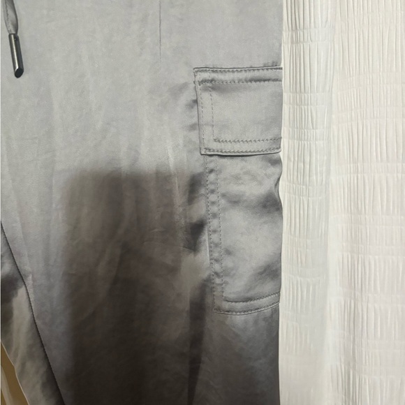 White House Black Market Gray Track Pants with Relaxed Fit - Picture 6 of 9